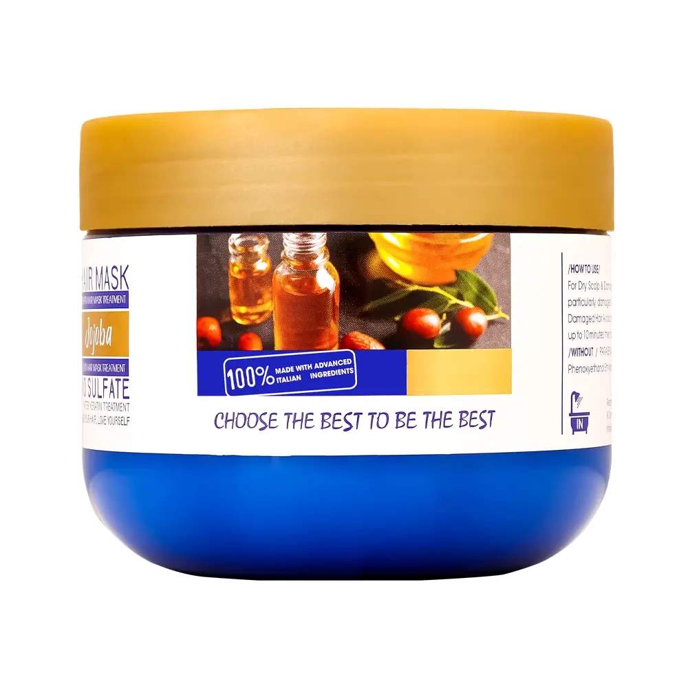 ماسک مو بدون سولفات مارین رز مدل جوجوبا – ترمیم‌کننده و نرم‌کننده مو