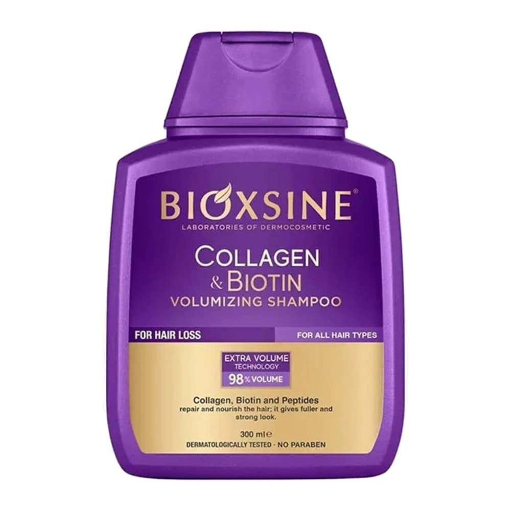 BIOXCIN Collagen Volumizing Shampoo – شامپو کلاژن بایوکسن برای افزایش حجم و استحکام موهای نازک و ضعی