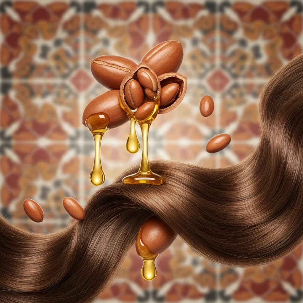 خواص روغن آرگان در محصولات مراقبتی مو | راز درخشندگی و بازسازی عمیق موها